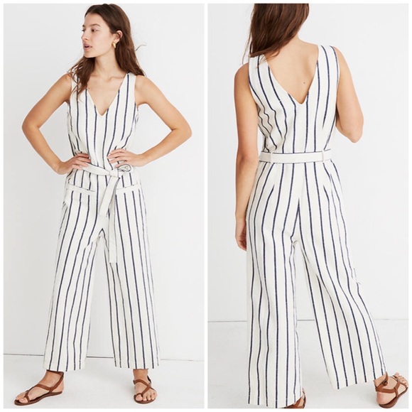 Madewell Pants - NEW Madewell striped pull on jumpsuit